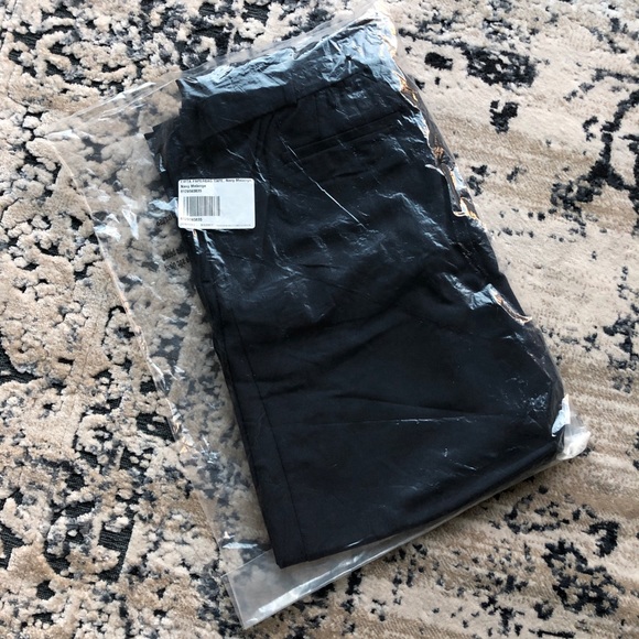 NWT LOFT Tie Waist Slim Pants, Navy - Picture 13 of 16